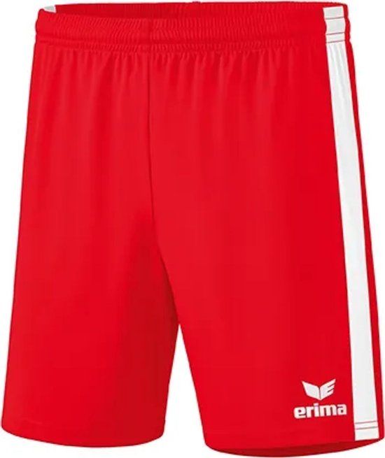 Erima Retro Star Short Kinderen Rood-Wit Maat 152
