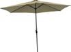 Lesliliving Outdoor Living Parasol Gemini Olijfgroen Ø3mtr