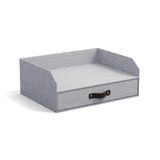 BIGSO Lettertray Met Lade - Lichtgrijs