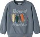 NAME IT Jongens Sweater Blauw Katoen 95% Elastaan 5% Maat 92
