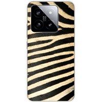 Zebre Bedrukt siliconen hoesje compatibel met Xiaomi 14