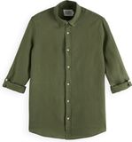 Scotch & Soda Regular Fit Linen Shirt Beige Heren S