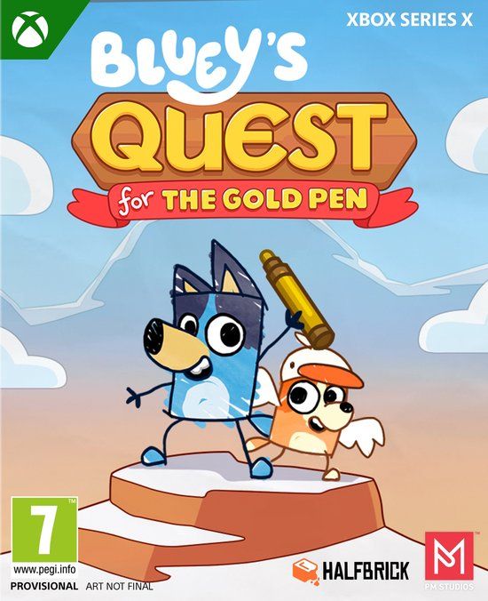 PM Studios Bluey's Quest for the Gold Pen Xbox Series X