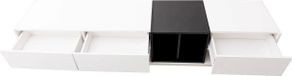 StarTech TV-meubel - TV-kast - Afmetingen 190x40x34 cm - Met lades - Ruime opbergruimte - Hout - Moderne Marokkaanse stijl - Geschikt voor woonkamer en slaapkamer - Wit