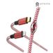 Hama Reflective USB-C to Lightning Cable - 1.5m - Red