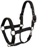 BR Equitation Nylon Halster Eevolv Josh Meteoriet Zwart