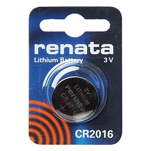 Renata CR2016 Cell Coin Button Lithium Batterij 3V Tag Horloge Sleutel x1 Gemaakt in Zwitsers