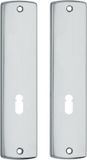 AXA Curve Binnendeurschilden Enkel SL56 F1 Geanodiseerd 180x41mm 6350-60-91/E