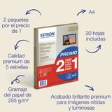 Epson Premium Glossy Photo Paper - A4 - 30 Sheets