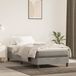 Maison Exclusive - Cadre de lit avec sommier tapissier, gris clair, 100 x 200 cm, velours