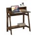 Furinno Simplistic A Frame Computertafel, hout, barnsteengrenen, 80,3 (B) x 90,4 (H) x 41,9 (D) cm
