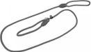 Hunter Retrieverlijn Met Stop Freestyle - 8 mm x 170 cm - Grijs