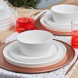 Karaca Salvare New Bone Serviesset - voor 6 personen - 18-delig - Wit