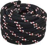 vidaXL Boottouw 40 mm 10 m Zwart en rood polypropyleen