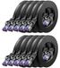 Câble réseau plat Cat7 - 2 m - Noir - 10 pièces - 10 Gbit/s