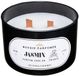 ATMOSPHERA CREATEUR D'INTERIEUR Bougie parfumée SNOW Jasmin Floral Rond 12 cm