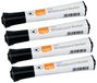 Nobo Marqueurs pour tableau blanc Glide Pointe ronde - Lot de 10 pièces - Noir