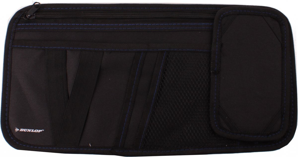 Dunlop Zonneklep Organizer 18 5 X 36 Cm Zwart