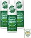 Happy Earth 3 x Déodorant Roll-On 100% Naturel Bergamote Cèdre 75 ml
