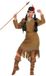 Widmann SRL Indiaanse jurk met accessoires XXL BruinWit / Beige