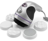 Merkloos Massage gun massageapparaat - 3200 rpm - 5 massagekoppen - Anti-cellulitis