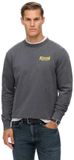 Superdry Heritage Tab Loose Fit Sweatshirt Stormy Weather Blue L
