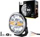 Hella LED Verstraler Blade 9" Chrome Wit/Oranje Positielicht Ref 50