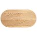 VidaXL Tafelblad 80x40x4 cm ovaal massief eikenhout