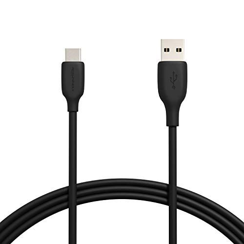 AmazonBasics USB-C 2.0 naar USB-A Kabel - 1.83 meter - Zwart