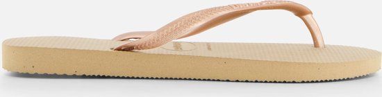 Havaianas Slim Teenslippers Dames Rosé/Goud Maat 41/42 - Lente/Zomer 2024