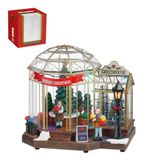 Luville Christmas tree greenhouse battery operated l20,5xb16xh19,5 cm