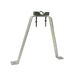 Metronic 450922 wandhouder, verzinkt, wit, mat D30 tot 45 mm, deport 300 mm