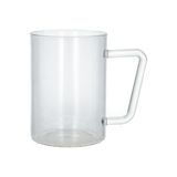 Verre avec anse, verre résistant à la chaleur, 500 ml