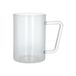Verre avec anse, verre résistant à la chaleur, 500 ml