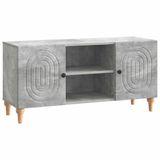 vidaXL TV Kast Betongrijs 102 x 34,5 x 50 cm Bewerkt hout