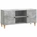 vidaXL Meuble TV gris béton 102 x 34,5 x 50 cm bois modifié