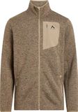 McKinley Skeena III Fleecejack voor heren, melange/bruin smoke, XXL
