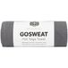 Shandali Hot Yoga Handdoek - Suede - 100% Microfiber, Super Absorberend, Bikram Yoga Mat Handdoek - Oefening, Fitness, Pilates en Yoga Gear - Grijs 26,5" x 72"