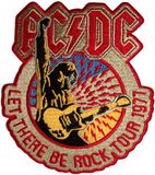 AC/DC Let There Be Rock Tour 1977 Patch - Multicolours