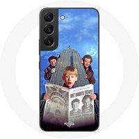 Maniacase Hoesje voor Samsung Galaxy S21 FE Home Alone Mama ik heb het vliegtuig weer gemist