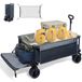 Merkloos Bolderkar Opvouwbaar - 600 Liter - Tot 180 kg - Extra Lang - Achterklep