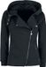R.E.D. by EMP R.E.D. Rock-Engineered Design Zwart sweatjack met capuchon in bikerstijl - Dames - 5XL