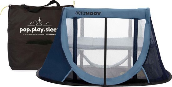 AeroMoov Instant Travel Cot Reisbed - Blue Whale