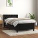 Prolenta Maison Exclusive - Boxspringbed met matras, zwart, 90x200 cm, fluweel