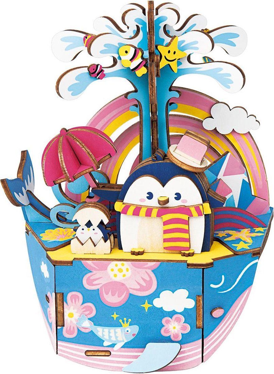 Robotime Ocean park - Multicolor - Hout - 6946785122718