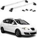 Omac Barres de toit transversales certifiées Tüv pour Seat Altea Freetrack / Xl 2007-2015 – Verrouillables (4 antivols) – Charge max 100 kg – Fixation durable argent
