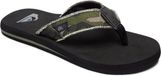 Quiksilver Monkey Abyss Heren Slippers - Green/Brown/Black - Maat 40
