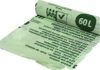 Hygienepapier.nl Bio Zak - 60 Liter - 60 cm X 80 cm - 12 Rollen (60 Stuks)