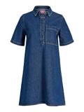 JJXX JACK & JONES Jxamara Sille Ss Korte jurk DNM Sn, blauw (medium blue denim), S