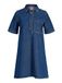 JJXX JACK & JONES Jxamara Sille Ss Korte jurk DNM Sn, blauw (medium blue denim), S